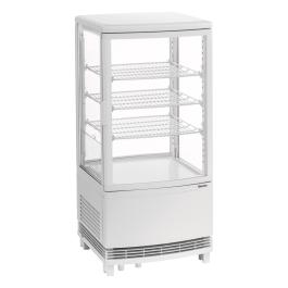 Mini Koelvitrine 75L2T - Wit - Bartscher