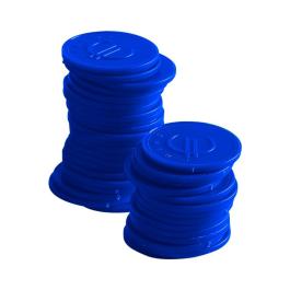 Jetons de consommation - ABS - bleu CM - Bar up - 665121