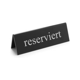 Support de table réservé - Plexiglas - H 4 X 3,5 X 13 CM - Hendi - 663479
