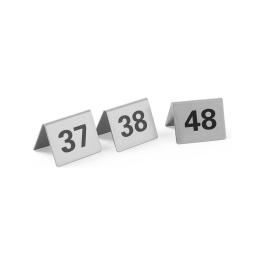 Porte-numéros - inox 180 - H 4 X 3,5 X 5 CM - Hendi - 663875