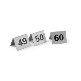 Porte-numéros - inox 180 - H 4 X 3,5 X 5 CM - Hendi - 663882