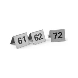 Porte-numéros - inox 180 - H 4 X 3,5 X 5 CM - Hendi - 663899
