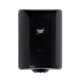 Distributeur de rouleaux de papier - Midi - Noir - Plastique - Cleanline - G-Line
