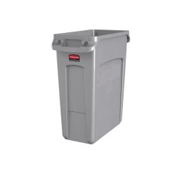 Poubelle de recyclage - 60 Litres - Gris - H 63,5 x 27,9 x 55,8 CM - Plastique - Rubbermaid - F603