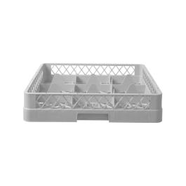 Panier lave-vaisselle pour verrerie - Polypropylène - H 10,4 X 50 X 50 CM - Hendi - 877050