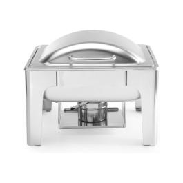 Casserole GN 1/2 satinée - acier inoxydable - H 28 X 37 X 36,5 CM - Hendi - 470268