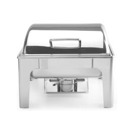 Chafing dish GN 2/3 finition miroir - inox - H 32 X 40,5 X 39,5 CM - Hendi - 470237