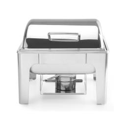 Casserole GN 1/2 finition miroir - acier inoxydable - H 34,5 X 34,5 X 36,5 CM - Hendi - 470220