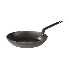 Poêle lyonnaise - H 6 CM - 1.58 KG - Ø32 CM - Plaque acier - Pujadas - 720813