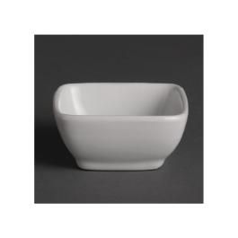 Plat Amuse - 4 CL - 12 pièces - H 3 x 6 x 6 CM - Porcelaine - Olympia - Y137