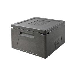 Thermobox Pizza - 2/3 GN - 32 Litres - Noir - Polypropylène - H 33 x L 41 x P 41 CM - G-Line
