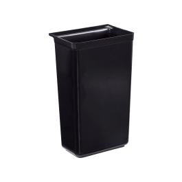 Corbeille Chariot de service - 30 litres - Noir - Plastique - G-Line