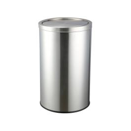 Corbeille - Couvercle pivotant - 50 litres - acier inoxydable - G-Line