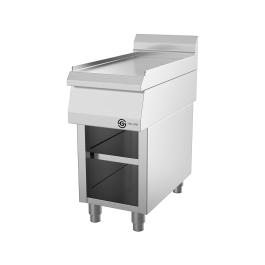 Meuble de travail neutre - Base ouverte - inox - L 40 CM - Ligne G700