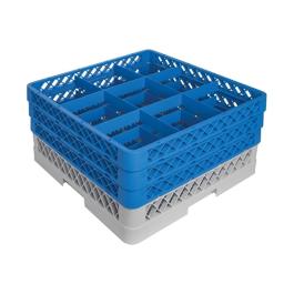 Corbeille à verres sur pied - H 22 x 50 x 50 CM - 0,01 KG - Polypropylène - Corbeille à verres sur pied - CaterRacks - CR0923