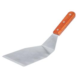 Spatule à hamburger - Manche en bois - Acier inoxydable - L 34 x l 11 cm - G-Line