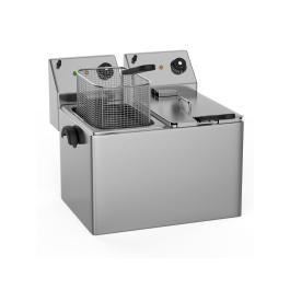 Friteuse - électrique - modèle de table - 2 x 8 L - acier inoxydable - 230V - G-Line