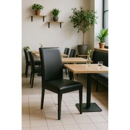Chaise Tobago - Noir - Cuir synthétique - G-Line