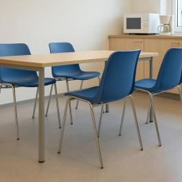 Chaise Helene - Empilable - Bleu - G-Line