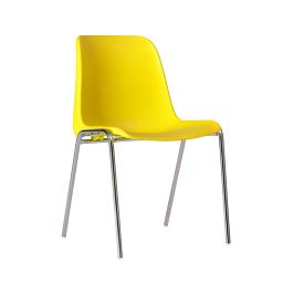 Chaise Helene - Empilable - Jaune - G-Line