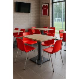 Chaise Helene - Empilable - Rouge - G-Line