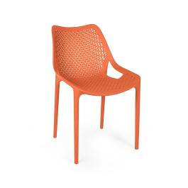 Chaise de terrasse Bea - Empilable - Cognac - Plastique - G-Line