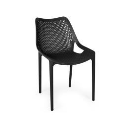 Chaise terrasse Bea - Empilable - Noir - Plastique - G-Line