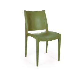 Chaise de terrasse Lotus - Empilable - Vert foncé - G-Line