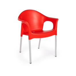 Chaise de terrasse Zazi - Empilable - Rouge - G-Line