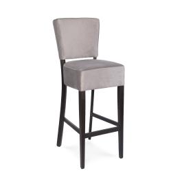 Tabouret de bar Naples - Gris clair - Tissu - G-Line