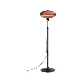 Chauffage de terrasse - Infrarouge - Noir - H 210 x 55 x 50 CM - Bartscher - 825207