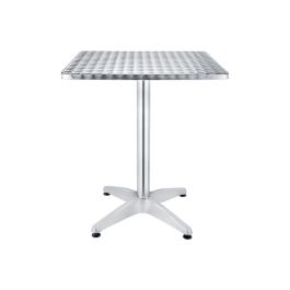 Table de terrasse - Argent - Aluminium - H 74 x L 70 x P 70 CM - G-Line