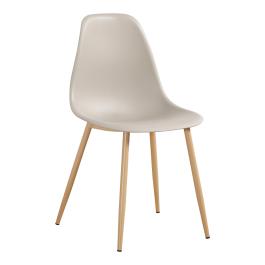 Chaise Luana - Taupe / Aspect bois - G-Line