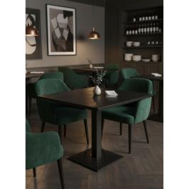 Plateau de table - Mango - 120 x 70 cm - Noir - G-Line