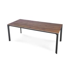 Table de bar de terrasse - Plateau aspect bois - Structure en aluminium - G-Line