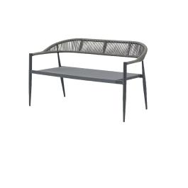 Banc de jardin 2 places Joanna - Anthracite - G-Line