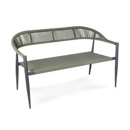 Banc de jardin 2 places Joanna - Vert olive - G-Line