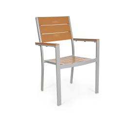 Chaise Terrace Forest - Empilable - Accoudoir - Bois clair - G-Line