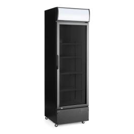 Réfrigérateur Backbar - Simple porte - 254 L - Noir - Verre - Arktic