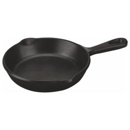 Plat de service avec bec verseur, en mélamine, Ø 20 cm, noir, G-Line