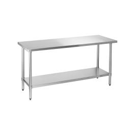 Table de travail en acier inoxydable - Démontable - Avec base - G-Line