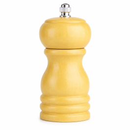 Moulin à sel - Mécanisme de broyage en céramique - Bois naturel - H 11,3 cm - G-Line