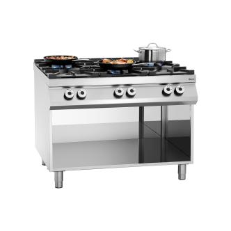 Cuisinière à gaz - 6 feux - Bartscher - 2951121 2951121 €6,058.95 Ligne Bartscher 900