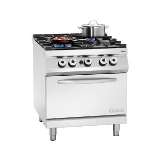 Cuisinière à gaz - Four à gaz - 4 feux - Bartscher - 2952171 2952171 €6,117.95 Ligne Bartscher 900