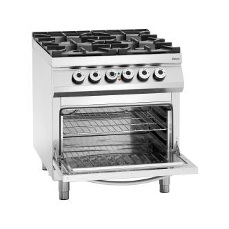 Cuisinière à gaz - Four électrique - 4 feux - Bartscher - 2952271 2952271 €6,357.95 Ligne Bartscher 900