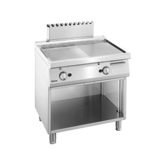 Plaque de gril - Gaz - 2 Zones - Lisse/Striée - Bartscher - 2855051 2855051 €5,037.95 Plaque de cuisson à gaz