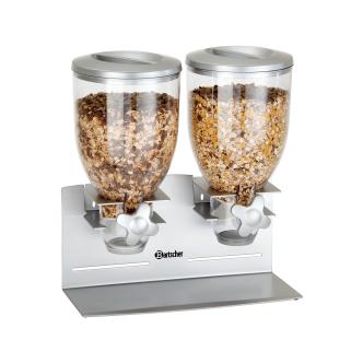 Distributeur de céréales - 2 x 3,5 litres - Bartscher - 500378 500378 €133.95 Distributeur d'aliments