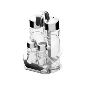 Ménage - 4 pièces - Poivre/sel/huile/vinaigre - G-Line 77274 €12.95 Présentation