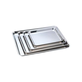 Plat vitrine - 25 x 19 CM - Inox - G-Line 77243 €9.99 Vitrine / buffet neutre