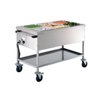 Bain-Marie - 3 x 1/1 GN - H 85,5 x 65 x 120 cm - Bartscher - 200255 200255 €1,822.95 Chariot de transport